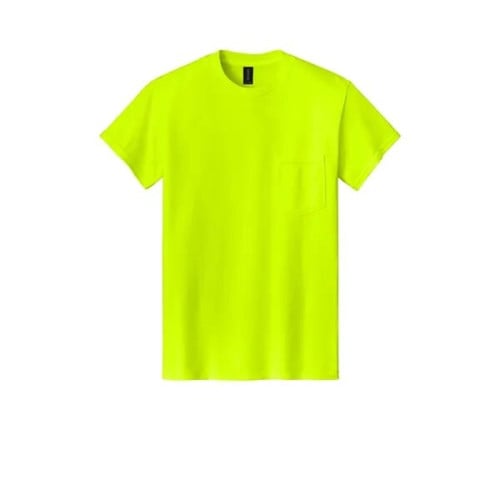 Gildan - DryBlend 50 Cotton/50 Poly Pocket T-Shirt.