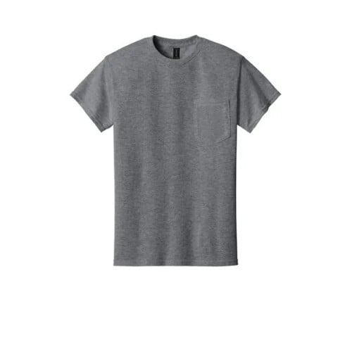 Gildan - DryBlend 50 Cotton/50 Poly Pocket T-Shirt.