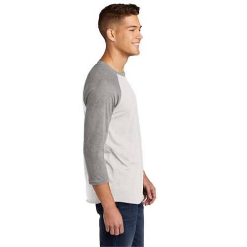 Next Level Apparel Adult Tri-Blend 3/4-Sleeve Raglan Tee.