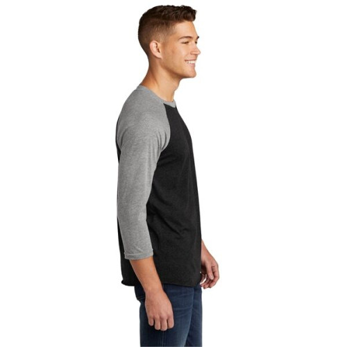 Next Level Apparel Adult Tri-Blend 3/4-Sleeve Raglan Tee.