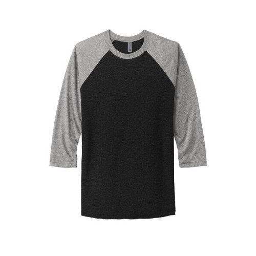 Next Level Apparel Adult Tri-Blend 3/4-Sleeve Raglan Tee.