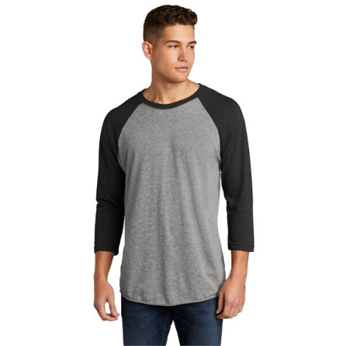 Next Level Apparel Adult Tri-Blend 3/4-Sleeve Raglan Tee.