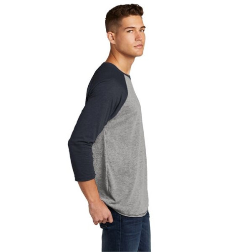 Next Level Apparel Adult Tri-Blend 3/4-Sleeve Raglan Tee.