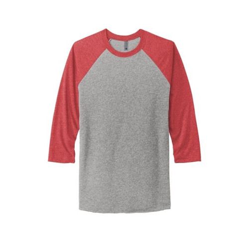 Next Level Apparel Adult Tri-Blend 3/4-Sleeve Raglan Tee.