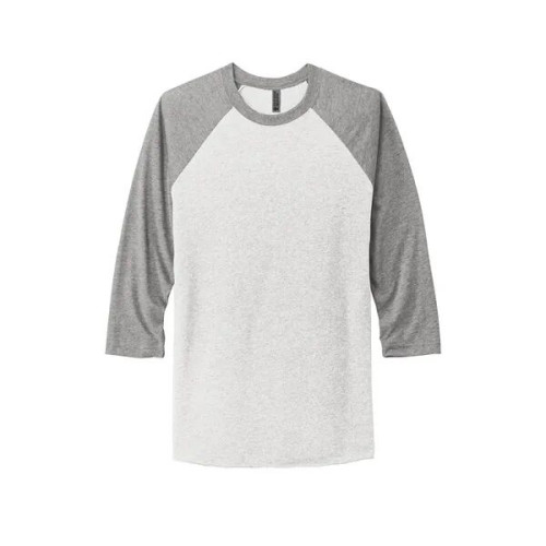 Next Level Apparel Adult Tri-Blend 3/4-Sleeve Raglan Tee.