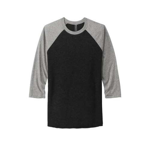 Next Level Apparel Adult Tri-Blend 3/4-Sleeve Raglan Tee.