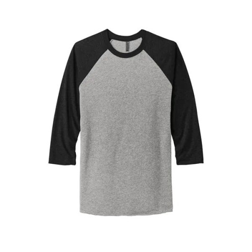 Next Level Apparel Adult Tri-Blend 3/4-Sleeve Raglan Tee.