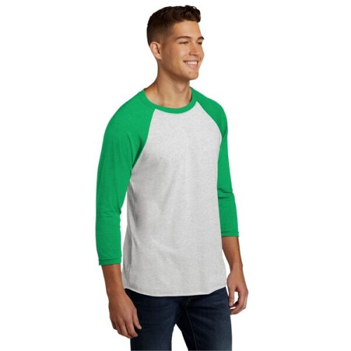 Next Level Apparel Adult Tri-Blend 3/4-Sleeve Raglan Tee.