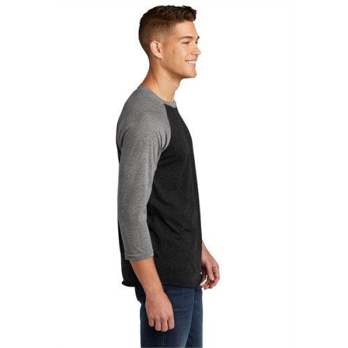 Next Level Apparel Adult Tri-Blend 3/4-Sleeve Raglan Tee.