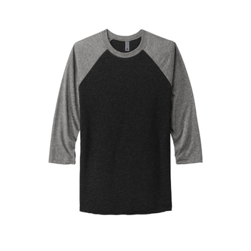 Next Level Apparel Adult Tri-Blend 3/4-Sleeve Raglan Tee.
