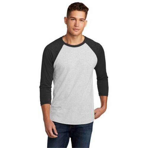 Next Level Apparel Adult Tri-Blend 3/4-Sleeve Raglan Tee.