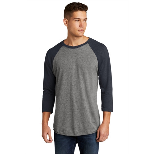Next Level Apparel Adult Tri-Blend 3/4-Sleeve Raglan Tee.