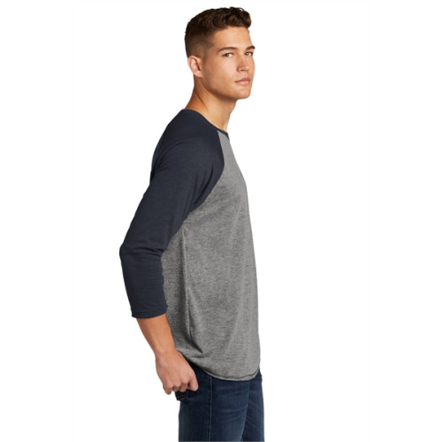Next Level Apparel Adult Tri-Blend 3/4-Sleeve Raglan Tee.