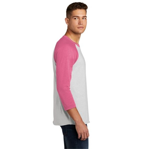 Next Level Apparel Adult Tri-Blend 3/4-Sleeve Raglan Tee.