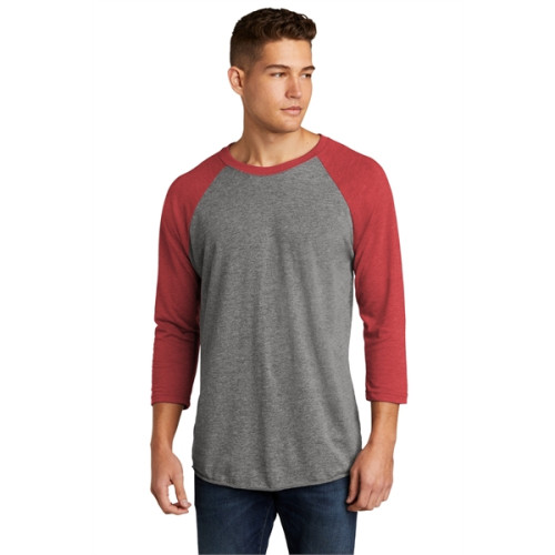 Next Level Apparel Adult Tri-Blend 3/4-Sleeve Raglan Tee.