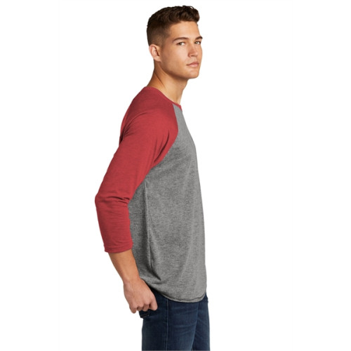Next Level Apparel Adult Tri-Blend 3/4-Sleeve Raglan Tee.