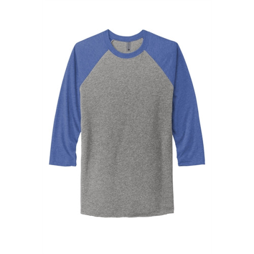 Next Level Apparel Adult Tri-Blend 3/4-Sleeve Raglan Tee.