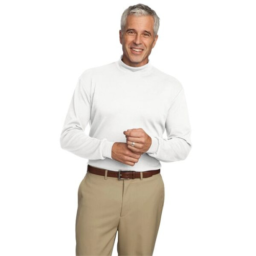 Port Authority Interlock Knit Mock Turtleneck.