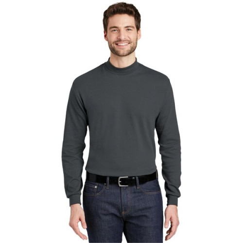 Port Authority Interlock Knit Mock Turtleneck.