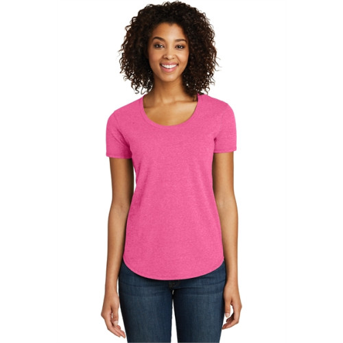 District Women's Fitted Very Important Tee Scoop Neck.