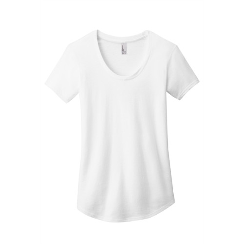 District Women's Fitted Very Important Tee Scoop Neck.