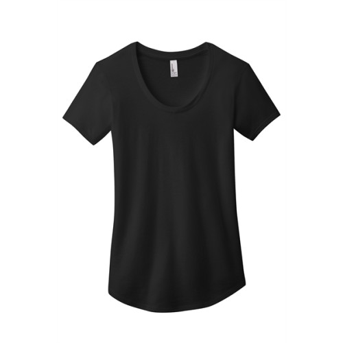 District Women's Fitted Very Important Tee Scoop Neck.