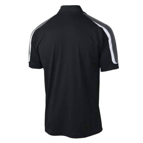 Sport-Tek Tricolor Shoulder Micropique Sport-Wick Polo.