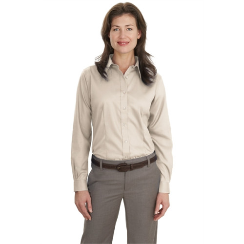 Port Authority Ladies Non-Iron Twill Shirt.