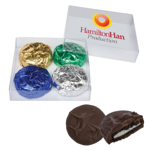 Chocolate Dipped Sandwich Cookie Gift Set