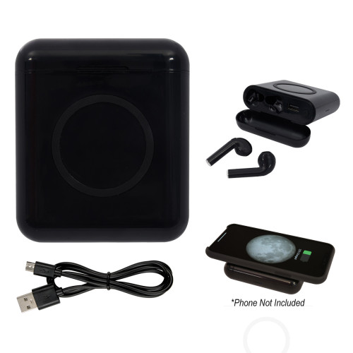 True Wireless Earbuds with Charger & Power Bank