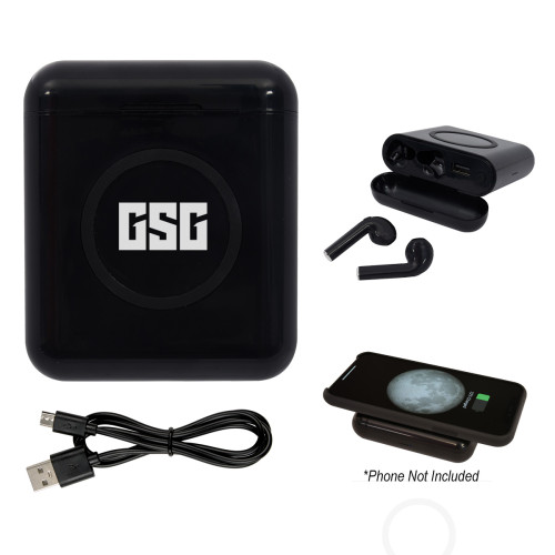 True Wireless Earbuds with Charger & Power Bank
