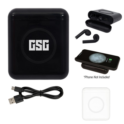 True Wireless Earbuds with Charger & Power Bank