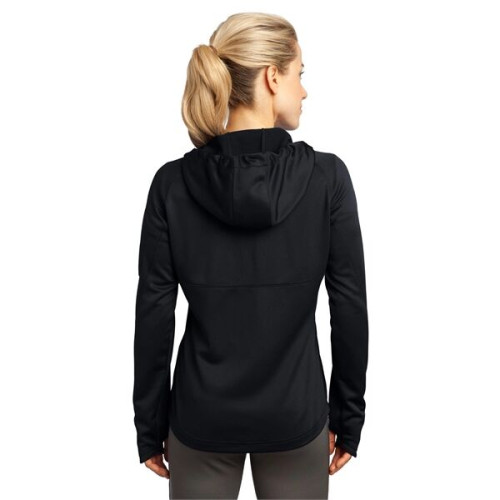 Sport-Tek Women's Tech Fleece Full-Zip Hooded Jacket.