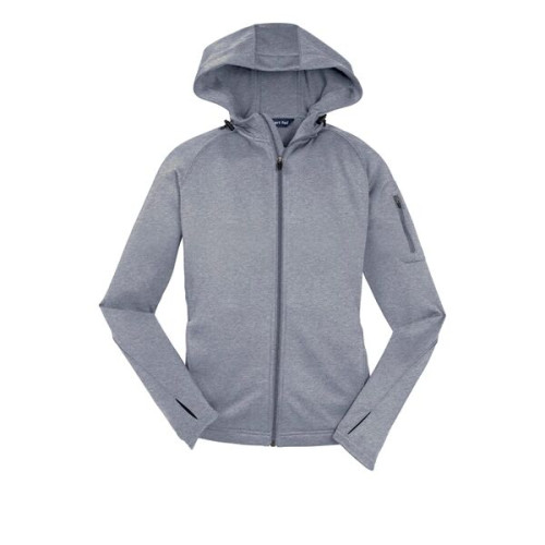 Sport-Tek Women's Tech Fleece Full-Zip Hooded Jacket.