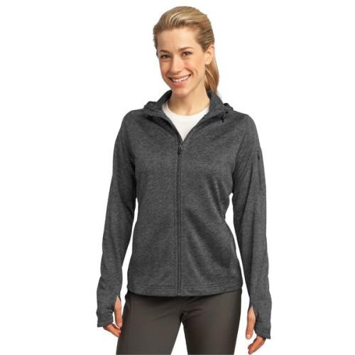 Sport-Tek Women's Tech Fleece Full-Zip Hooded Jacket.