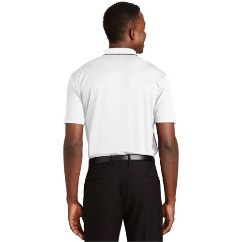Sport-Tek Dri-Mesh Polo with Tipped Collar and Piping.