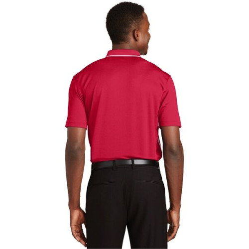 Sport-Tek Dri-Mesh Polo with Tipped Collar and Piping.