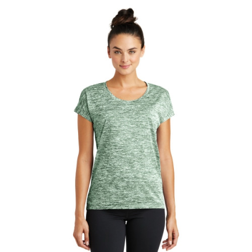 Sport-Tek Women's PosiCharge Electric Heather Sporty Tee.