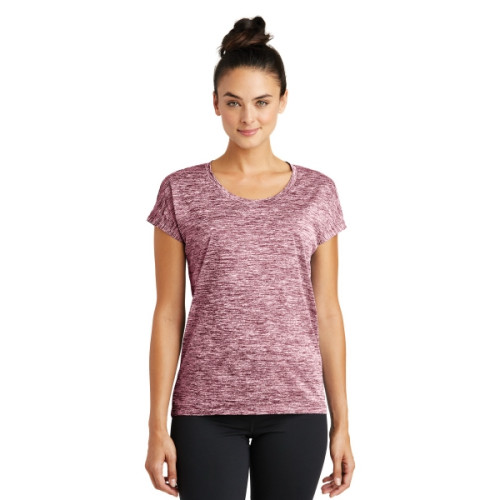 Sport-Tek Women's PosiCharge Electric Heather Sporty Tee.