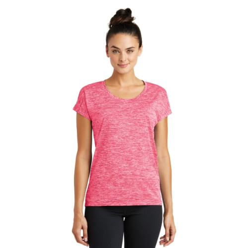 Sport-Tek Women's PosiCharge Electric Heather Sporty Tee.