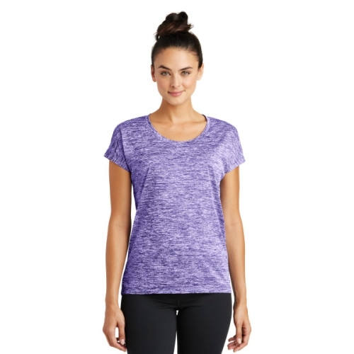 Sport-Tek Women's PosiCharge Electric Heather Sporty Tee.