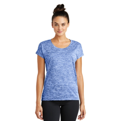 Sport-Tek Women's PosiCharge Electric Heather Sporty Tee.