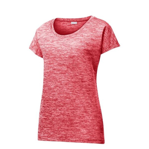 Sport-Tek Women's PosiCharge Electric Heather Sporty Tee.