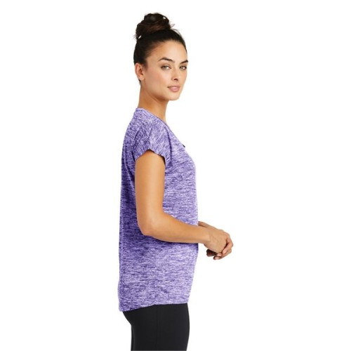 Sport-Tek Women's PosiCharge Electric Heather Sporty Tee.