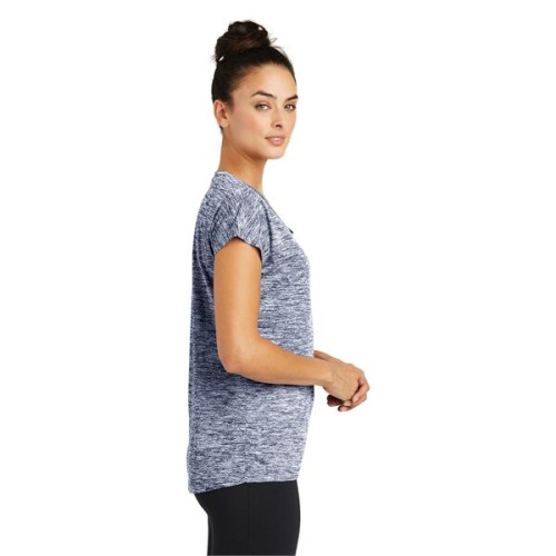 Sport-Tek Women's PosiCharge Electric Heather Sporty Tee.