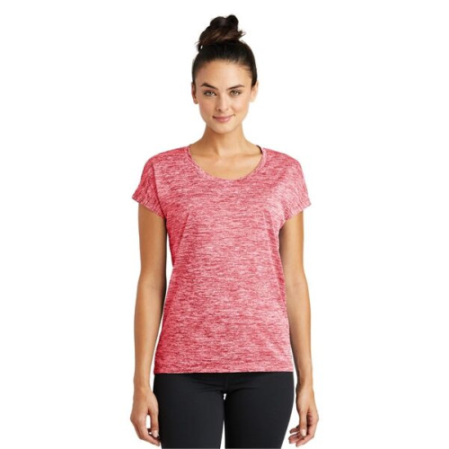 Sport-Tek Women's PosiCharge Electric Heather Sporty Tee.