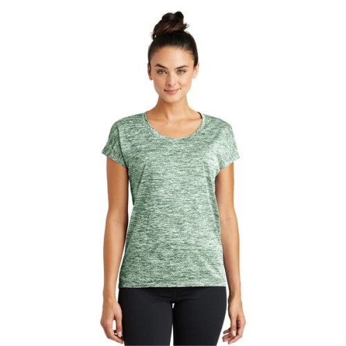 Sport-Tek Women's PosiCharge Electric Heather Sporty Tee.