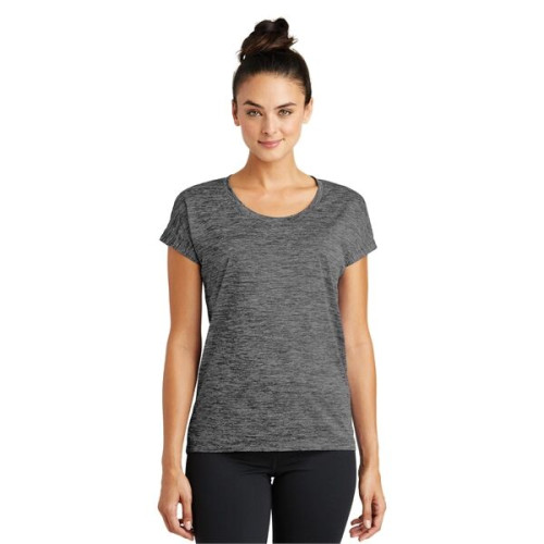 Sport-Tek Women's PosiCharge Electric Heather Sporty Tee.