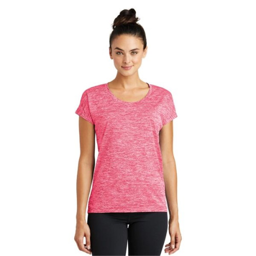 Sport-Tek Women's PosiCharge Electric Heather Sporty Tee.