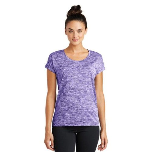 Sport-Tek Women's PosiCharge Electric Heather Sporty Tee.